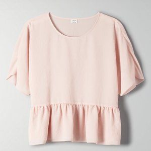 Aritzia (Wilfred) Macee Top in Rose Quartz, NWOT